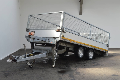 Productfoto van Eduard Multi transporter met loofrekken en oprijklep 410x201cm 3000kg
