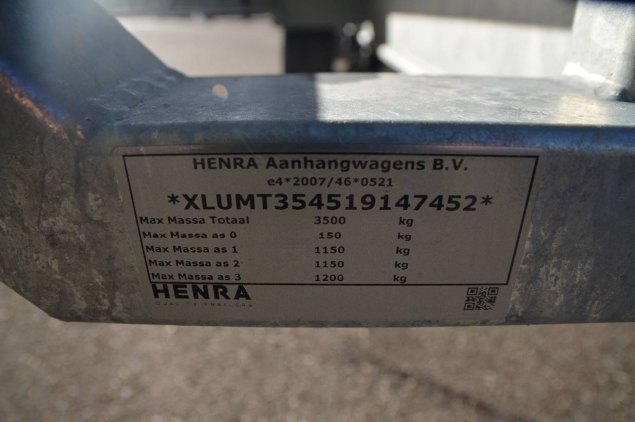 Productfoto Henra multi transporter / Machine transporter MT354519TR Parabool geveerd (450x190)