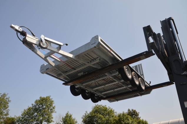Productfoto Hulco Terrax-3 LK machine transporter (394x180cm) **** chassis