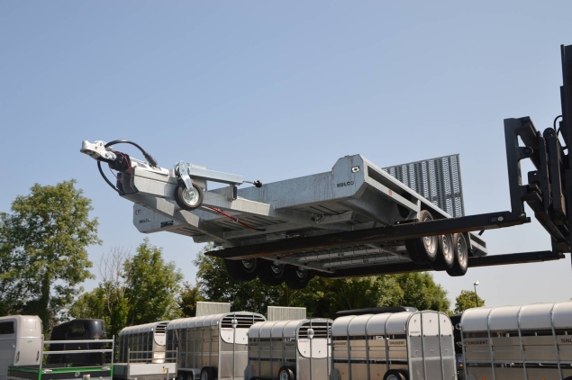 Productfoto Hulco Terrax-3 LK machine transporter (394x180cm) **** chassis