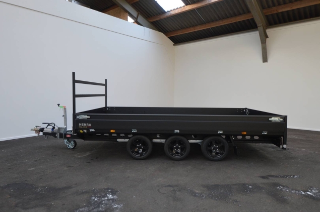 Productfoto Henra Plateauwagen 3500kg PL354020TR (402x202cm) Full black! 