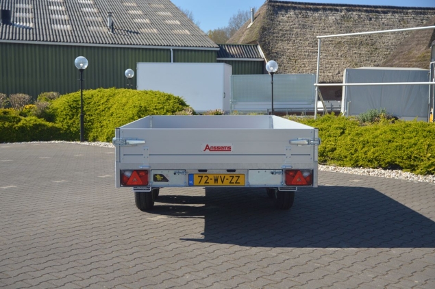 Productfoto Anssems ASX 2500 (325x178) Plateauwagen met oprijplaten