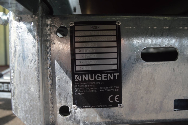 Productfoto Nugent TB5523H-DS-AL-RTD- tiltbed (550x230cm) 3500kg 
