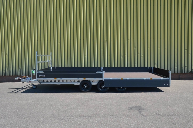 Productfoto Henra plateauwagen PL355524TR (553x248cm) 3500kg 