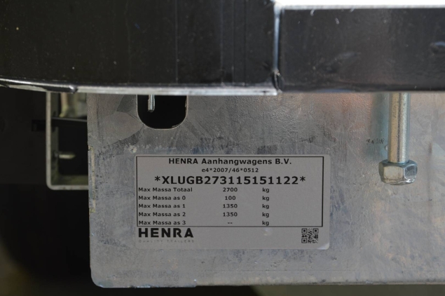 Productfoto Henra Major Xpert gesloten bakwagen GB27311519 (315x158x190)