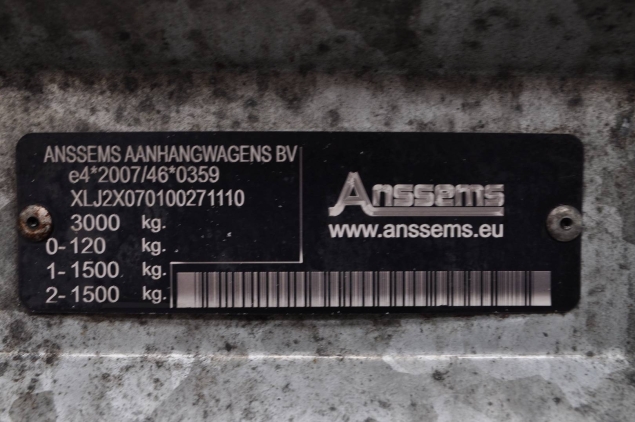 Productfoto Anssems MSX 3000 (405x200cm) met opzetborden Bj 2021