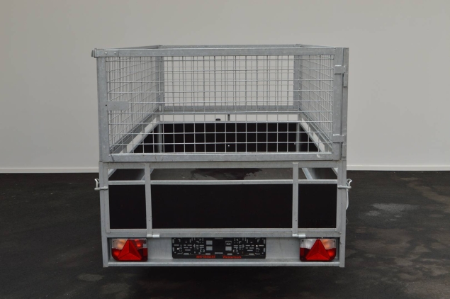 Productfoto Super nette bakwagen met loofrekken en zeil (257x129x100cm)