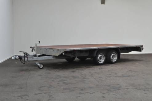 Productfoto van Humbaur plateauwagen zonder borden (410x210cm) 3500kg 